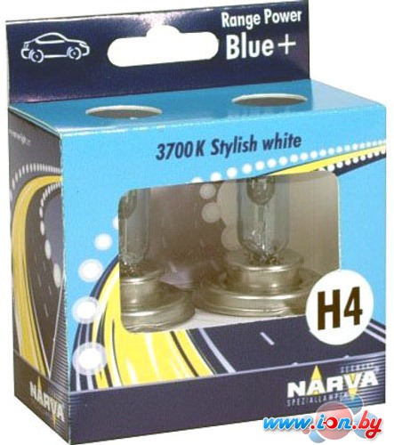 Галогенная лампа Narva H4 Range Power Blue+ 2шт [48677RPB] в Витебске