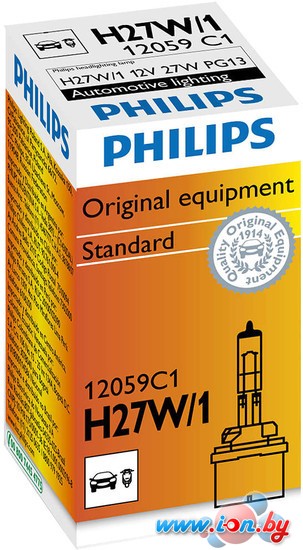 Галогенная лампа Philips H27W/1 Standart 1шт [12059C1] в Гомеле