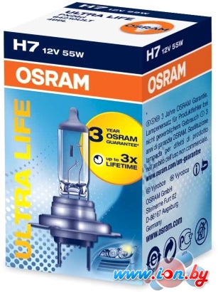 Галогенная лампа Osram H7 Ultra Life 1шт [64210ULT] в Витебске