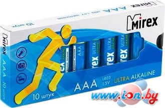 Батарейки Mirex Ultra Alkaline AAA 10 шт LR03-M10 в Могилёве