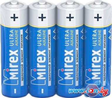 Батарейки Mirex Ultra Alkaline AA 4 шт LR6-S4 в Витебске