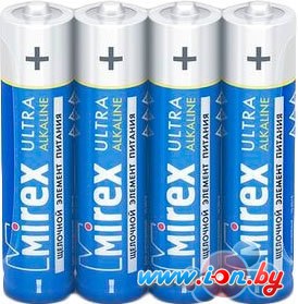 Батарейки Mirex Ultra Alkaline AAA 4 шт LR03-S4 в Гомеле