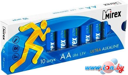 Батарейки Mirex Ultra Alkaline AA 10 шт LR6-M10 в Минске