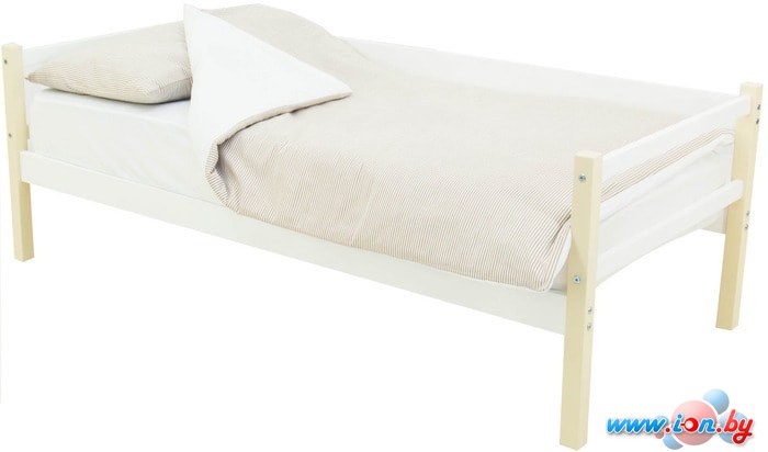 Кровать Бельмарко Skogen 160x70 (бежевый/белый) в Гомеле