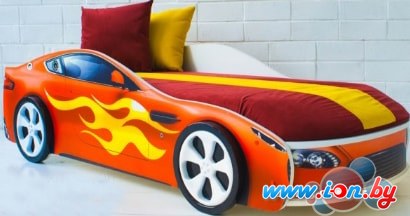 Кровать-машина Бельмарко Бондмобиль 160x70 (красный) в Могилёве