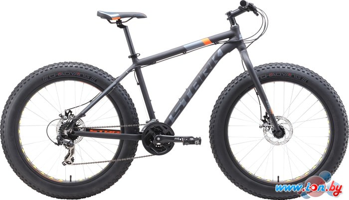 Велосипед Stark Fat 26.2 D (черный/оранжевый, 2019) в Гомеле