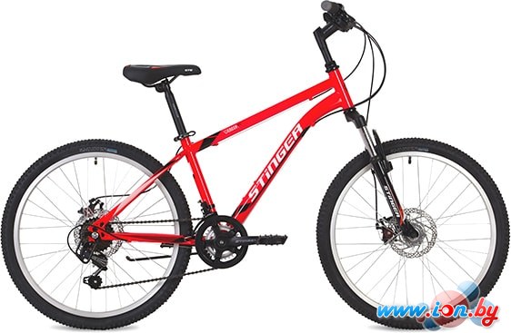 Велосипед Stinger Caiman D 24 (красный, 2019) в Гомеле