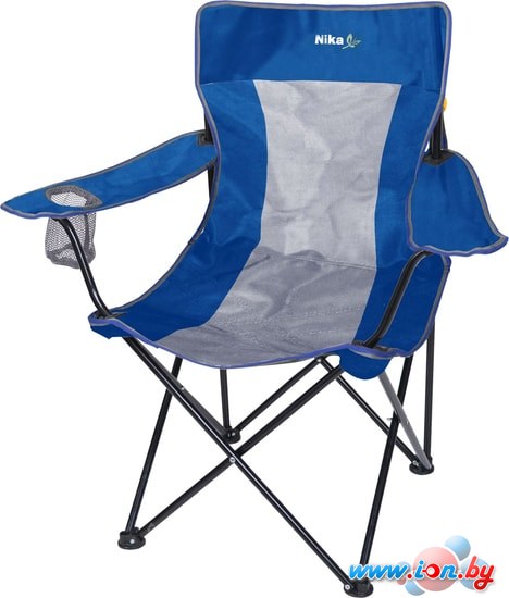 Кресло Nika Премиум ПСП6 (серый/синий) в Бресте