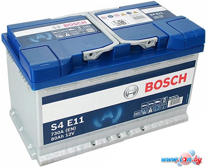 Автомобильный аккумулятор Bosch S4 E10 0092S4E111 (80 А·ч) в Бресте