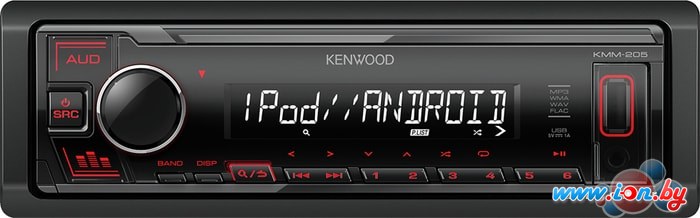 USB-магнитола Kenwood KMM-205 в Бресте