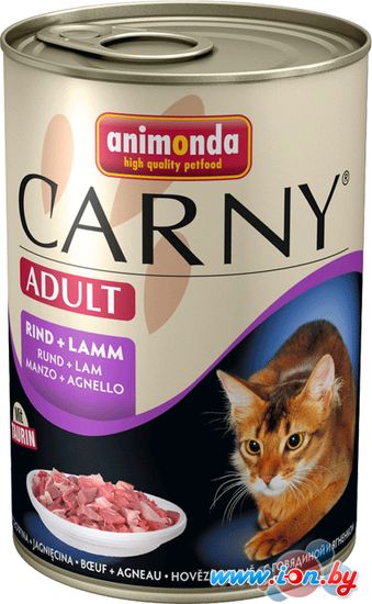Корм для кошек Animonda Carny Adult с говядиной и ягненком 0.4 кг в Могилёве