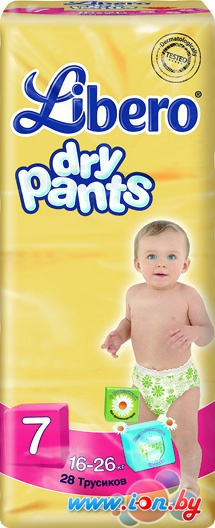 Трусики-подгузники Libero Dry Pants 7 Extra Large Plus (28 шт) в Гродно