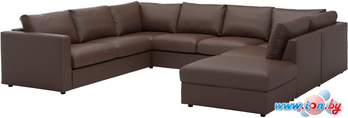 Угловой диван Ikea Вимле 192.115.83 (фарста темно-коричневый) в Гомеле