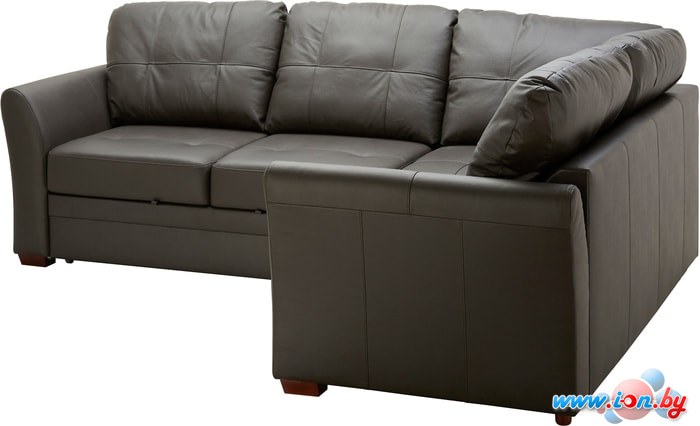 Угловой диван Ikea Гессберг 903.777.48 (глосе/бумстад темно-коричневый) в Гомеле