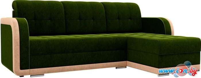Угловой диван Mebelico Марсель 60520 (зеленый/бежевый) в Витебске