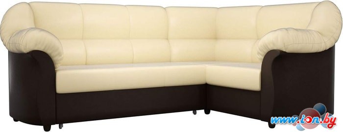 Угловой диван Mebelico Карнелла 60286 (бежевый/коричневый) в Могилёве