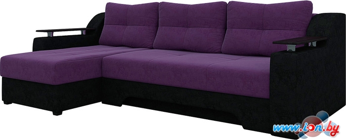 Угловой диван Mebelico Сенатор (фиолетовый/черный) [A-57755] в Витебске