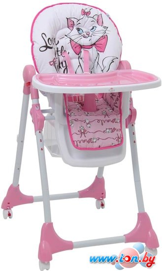 Стульчик для кормления Polini Kids 470 Disney baby (Кошка Мари, розовый) в Гомеле