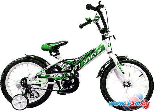 Детский велосипед Stels Jet 16 (белый/зеленый, 2016) в Гомеле
