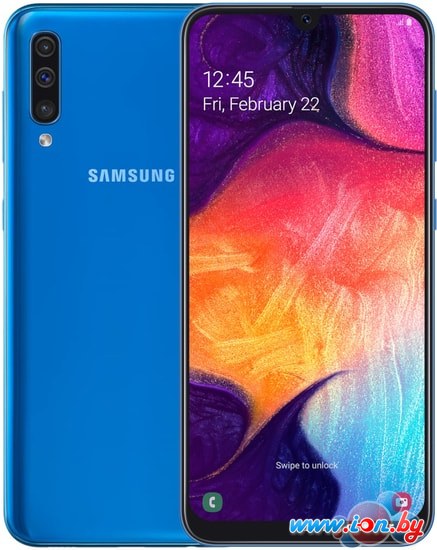 Смартфон Samsung Galaxy A50 4GB/64GB (синий) в Гродно