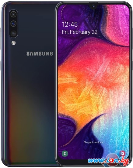 Смартфон Samsung Galaxy A50 4GB/64GB (черный) в Витебске