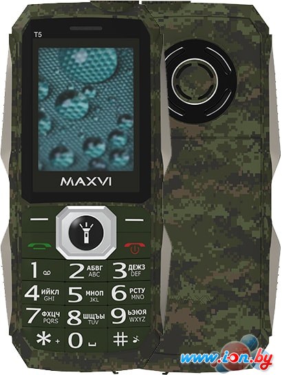 Мобильный телефон Maxvi T5 (милитари) в Гомеле