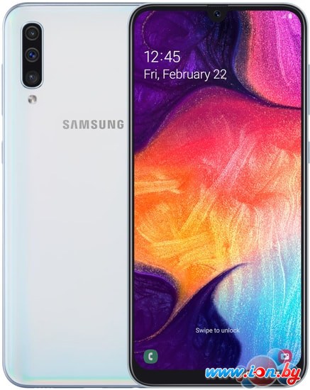 Смартфон Samsung Galaxy A50 4GB/64GB (белый) в Витебске