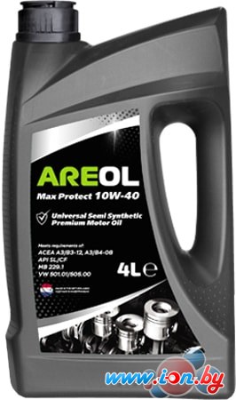 Моторное масло Areol Max Protect 10W-40 4л в Гродно