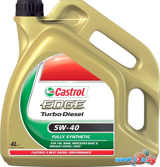 Моторное масло Castrol Edge Turbo Diesel 5W-40 4л в Могилёве