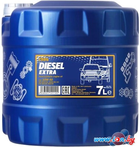 Моторное масло Mannol DIESEL EXTRA 10W-40 7л в Бресте