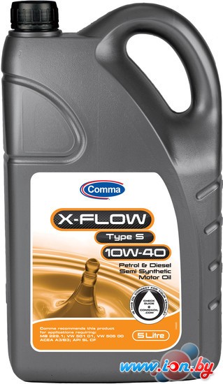 Моторное масло Comma X-Flow Type S 10W-40 5л в Бресте