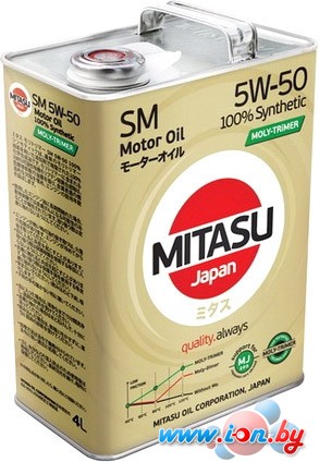 Моторное масло Mitasu MJ-M13 5W-50 4л в Гродно