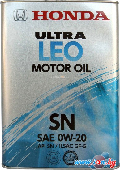 Моторное масло Honda Ultra Leo 0W-20 SN (08217-99974) 4л в Гомеле