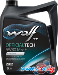 Моторное масло Wolf Official Tech 5W-30 MS-F 5л в Гродно