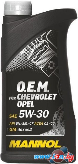 Моторное масло Mannol O.E.M. for chevrolet opel 5W-30 1л в Могилёве