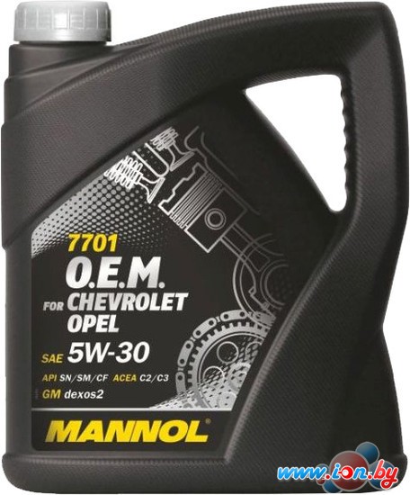 Моторное масло Mannol O.E.M. for chevrolet opel 5W-30 4л в Могилёве