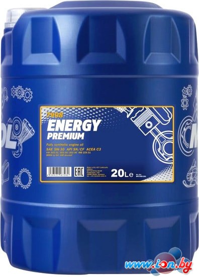 Моторное масло Mannol Energy Premium 5W-30 20л в Могилёве