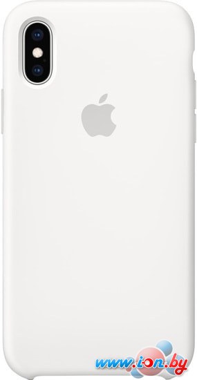 Чехол Apple Silicone Case для iPhone XS White в Бресте