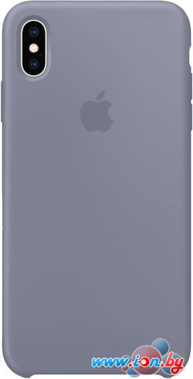 Чехол Apple Silicone Case для iPhone XS Max Lavender Gray в Могилёве