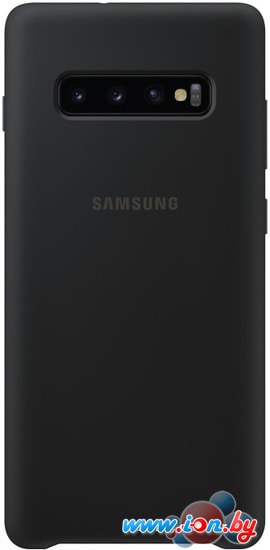 Чехол Samsung Silicone Cover для Samsung Galaxy S10 Plus (черный) в Гомеле