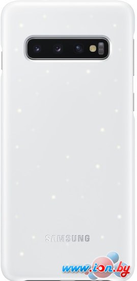 Чехол Samsung LED Cover для Samsung Galaxy S10 Plus (белый) в Бресте