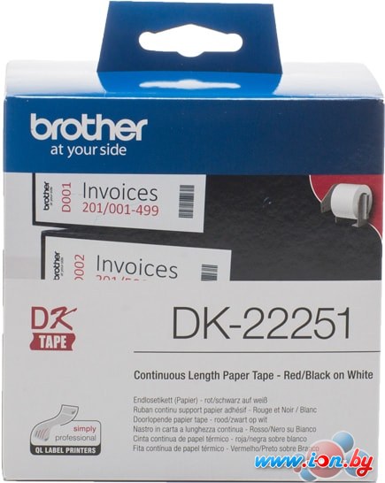 Самоклеящаяся термобумага Brother DK-22251 (62 мм, 15.24 м) в Могилёве