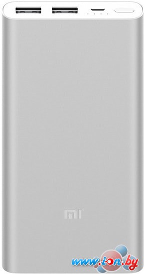 Портативное зарядное устройство Xiaomi Mi Power Bank 2S 10000mAh (серебристый) в Могилёве