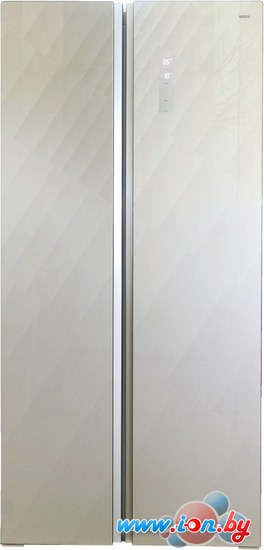 Холодильник side by side Ginzzu NFK-465 Gold glass в Минске