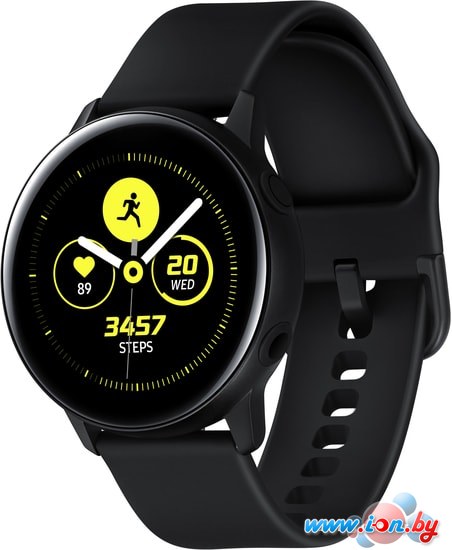 Умные часы Samsung Galaxy Watch Active (черный сатин) в Бресте