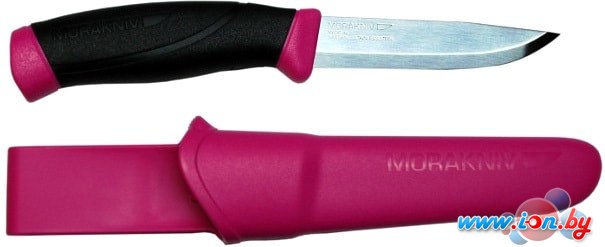 Нож Morakniv Companion (черный/розовый) в Бресте