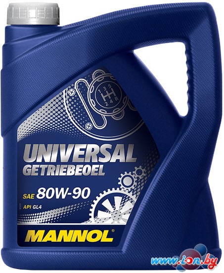 Трансмиссионное масло Mannol Universal Getriebeoel 80W-90 API GL 4 4л в Бресте