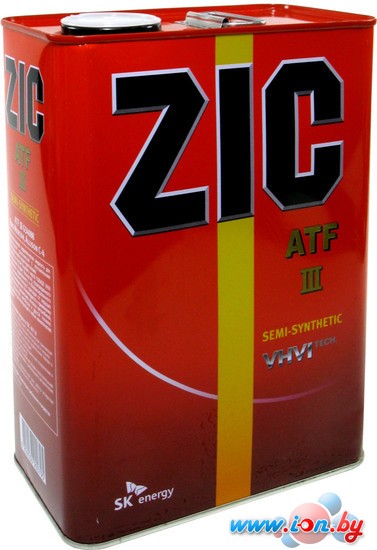 Трансмиссионное масло ZIC ATF III 4л в Бресте