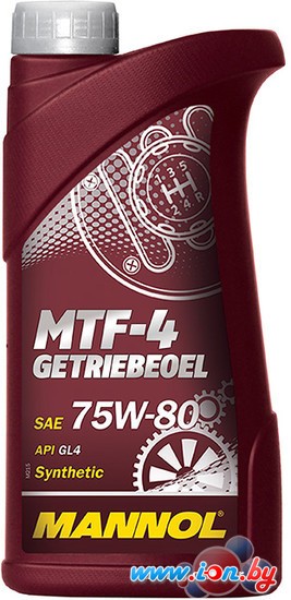 Трансмиссионное масло Mannol MTF-4 Getriebeoel 75W-80 API GL-4 1л в Витебске