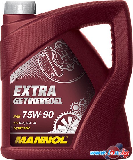 Трансмиссионное масло Mannol Extra Getriebeoel 75W-90 API GL 5 4л в Бресте